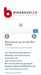 Mobile Screenshot of labobiosante.com